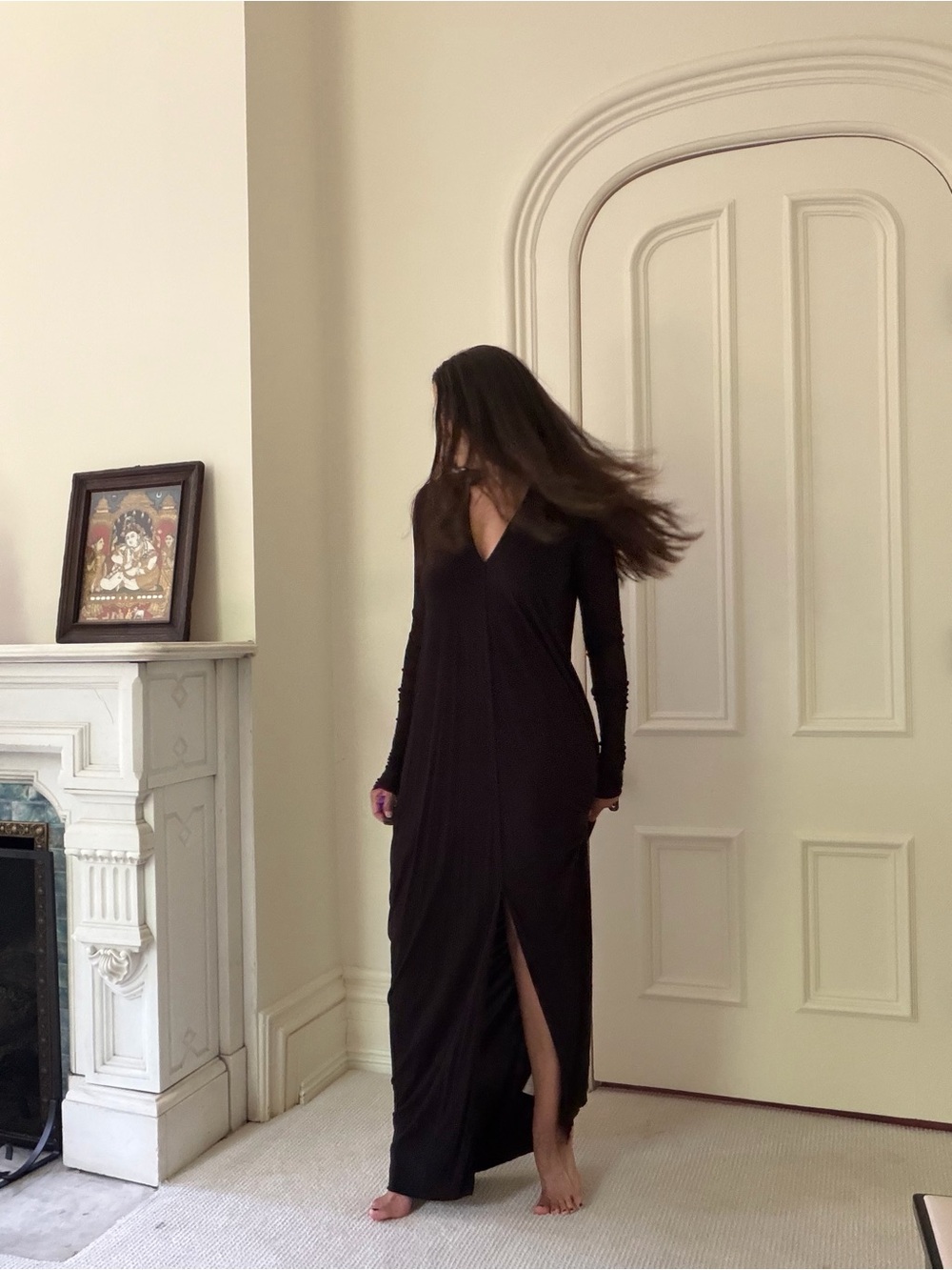 Rick Owens Lillies maxi viscose dress
